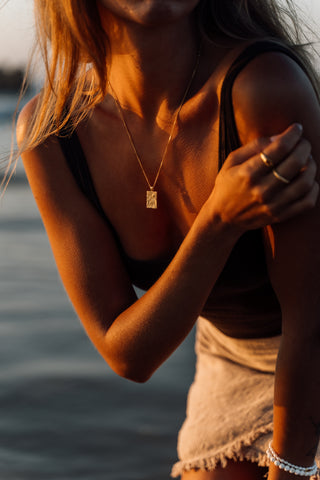 Necklace "Ray of Sunshine"
