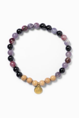 Spirituelles Armband aus Turmalin Edelsteinperlen