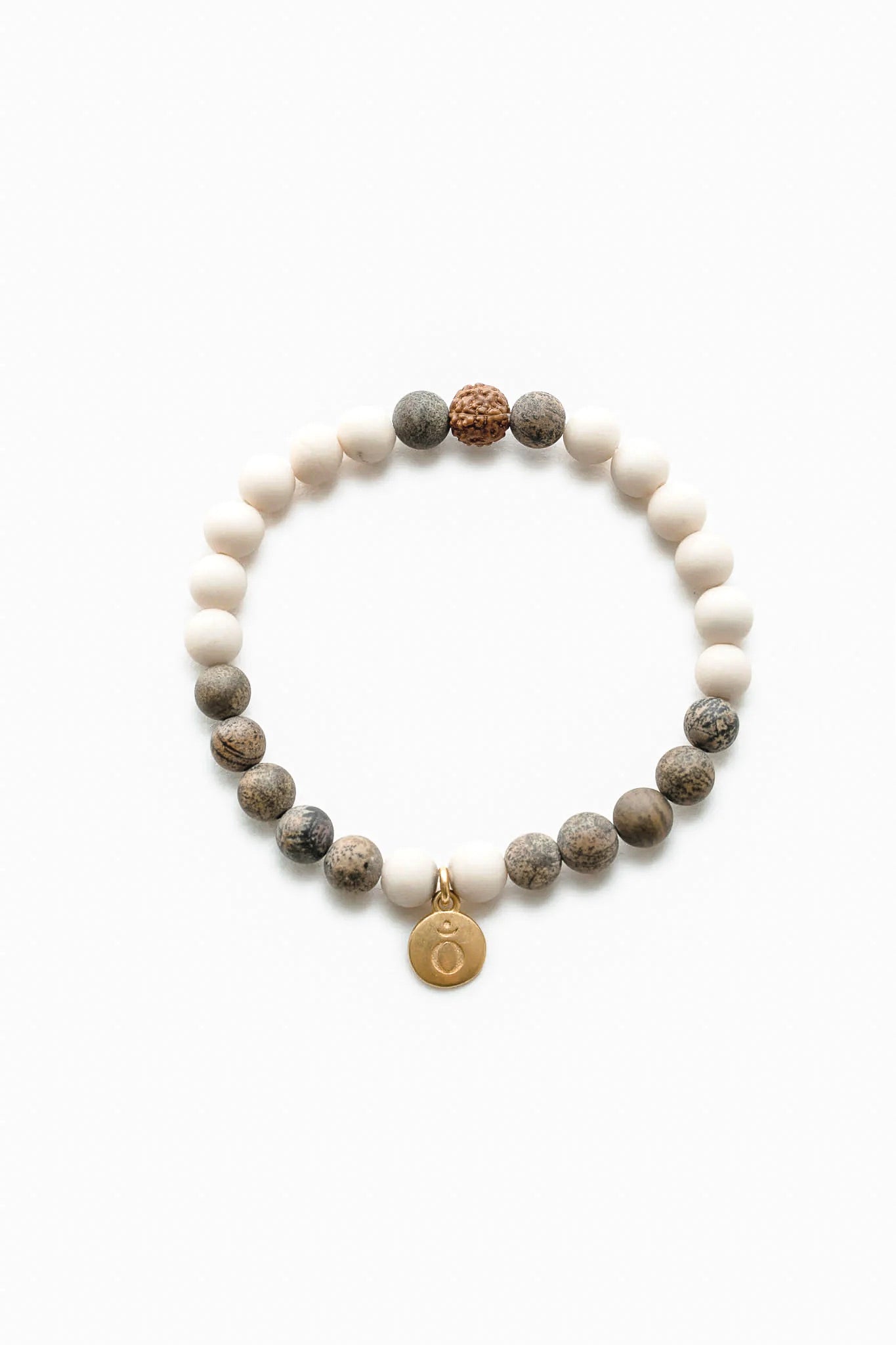 Peaceful Presence Armband Fossilien Jaspis