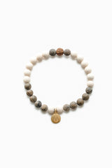 Peaceful Presence Armband Fossilien Jaspis