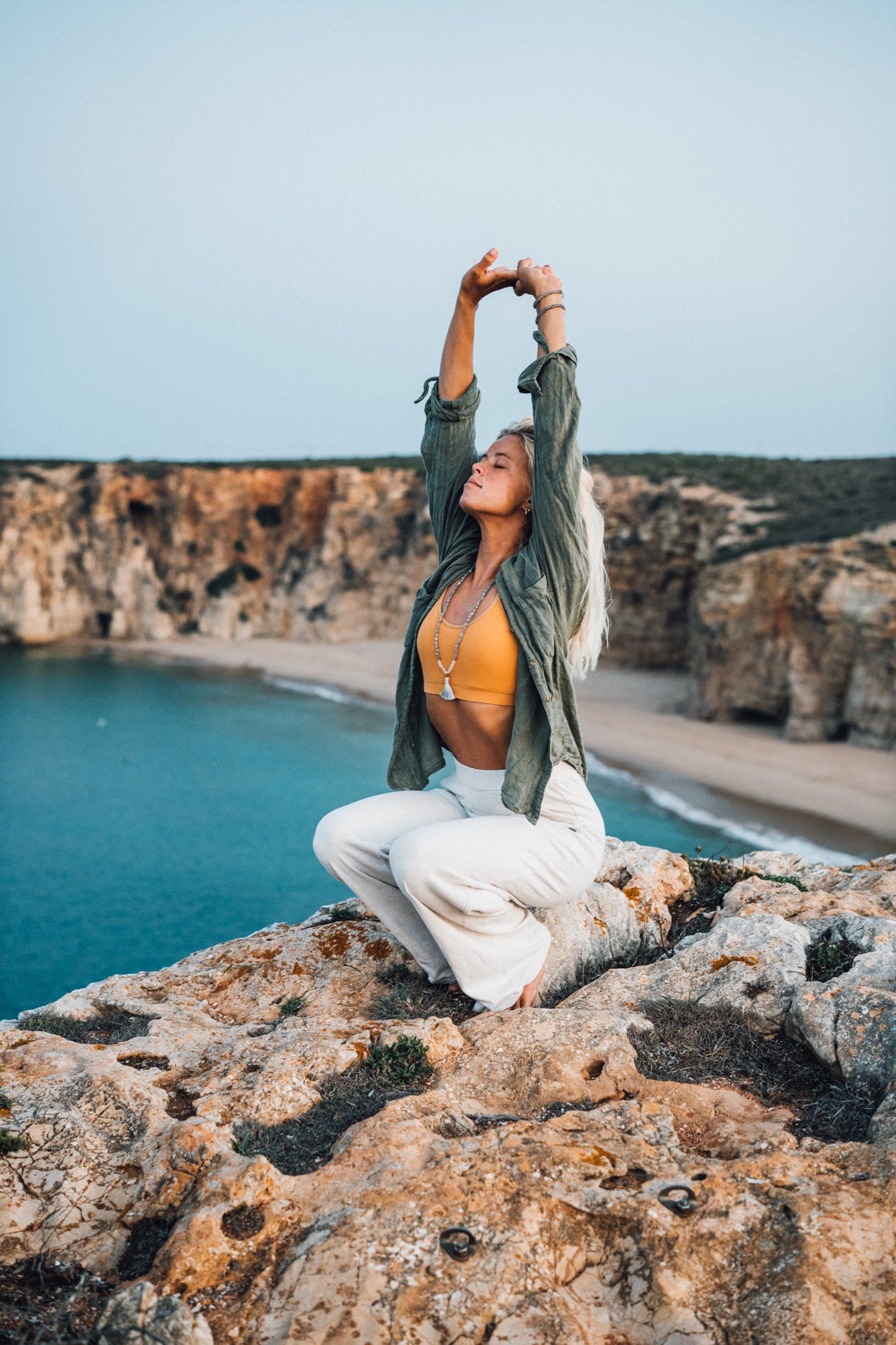 Yoga on a Cliff in Portugal Pure Harmony
