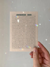 WISHING YOU... WORD SEARCH - Card