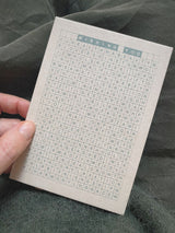 WISHING YOU... WORD SEARCH - Card
