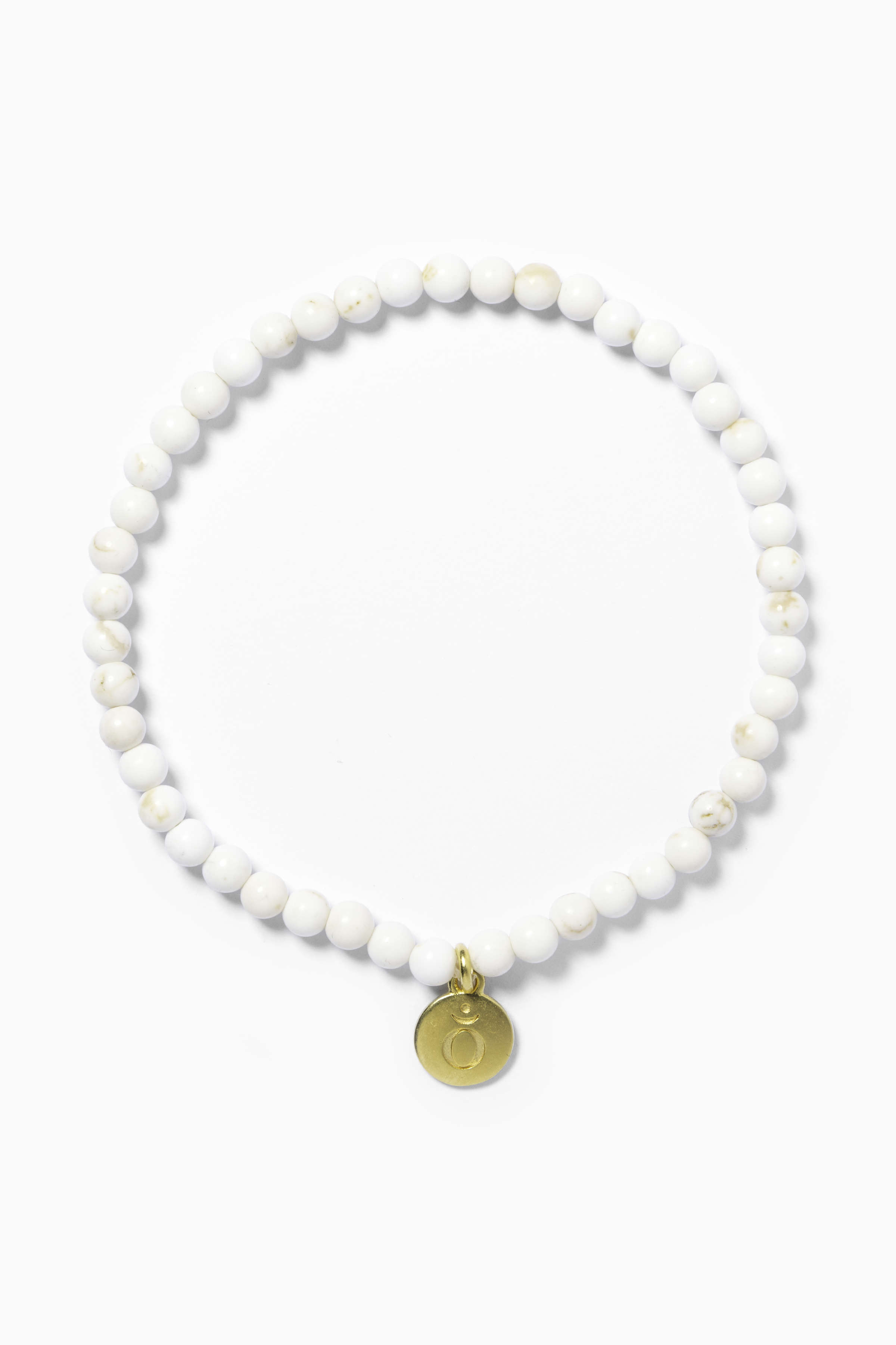 Armband für Balance aus echten natürlichen Magnesit Perlen