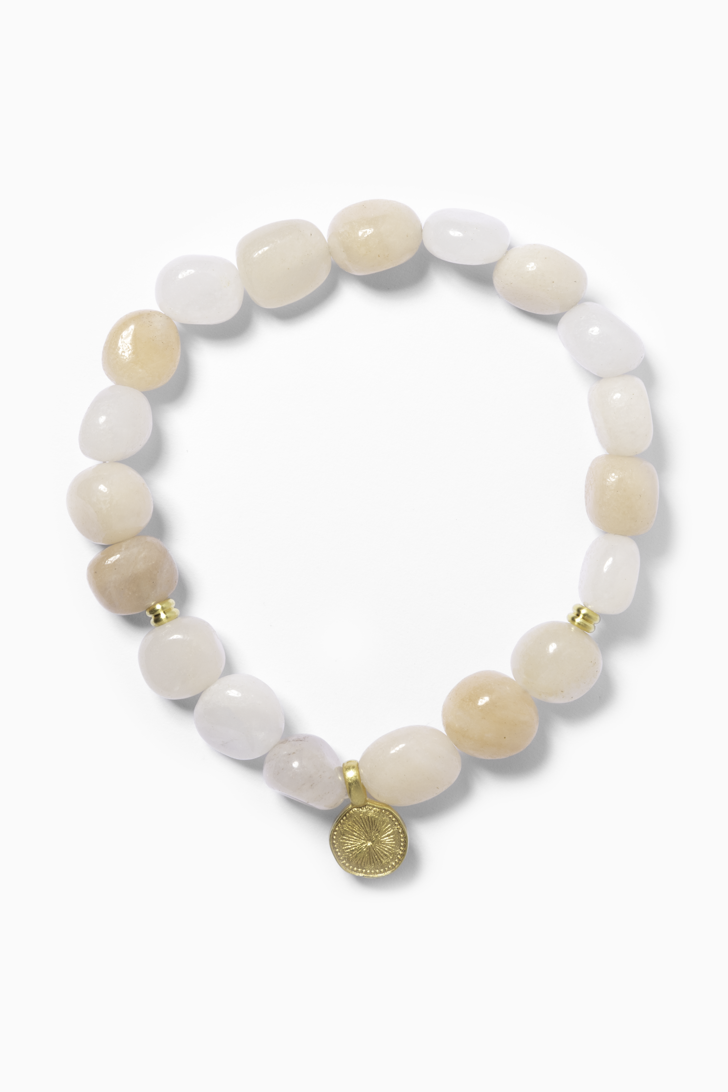 Armband aus unregelmäßigen pinker Aventurin Steinen für Liebe