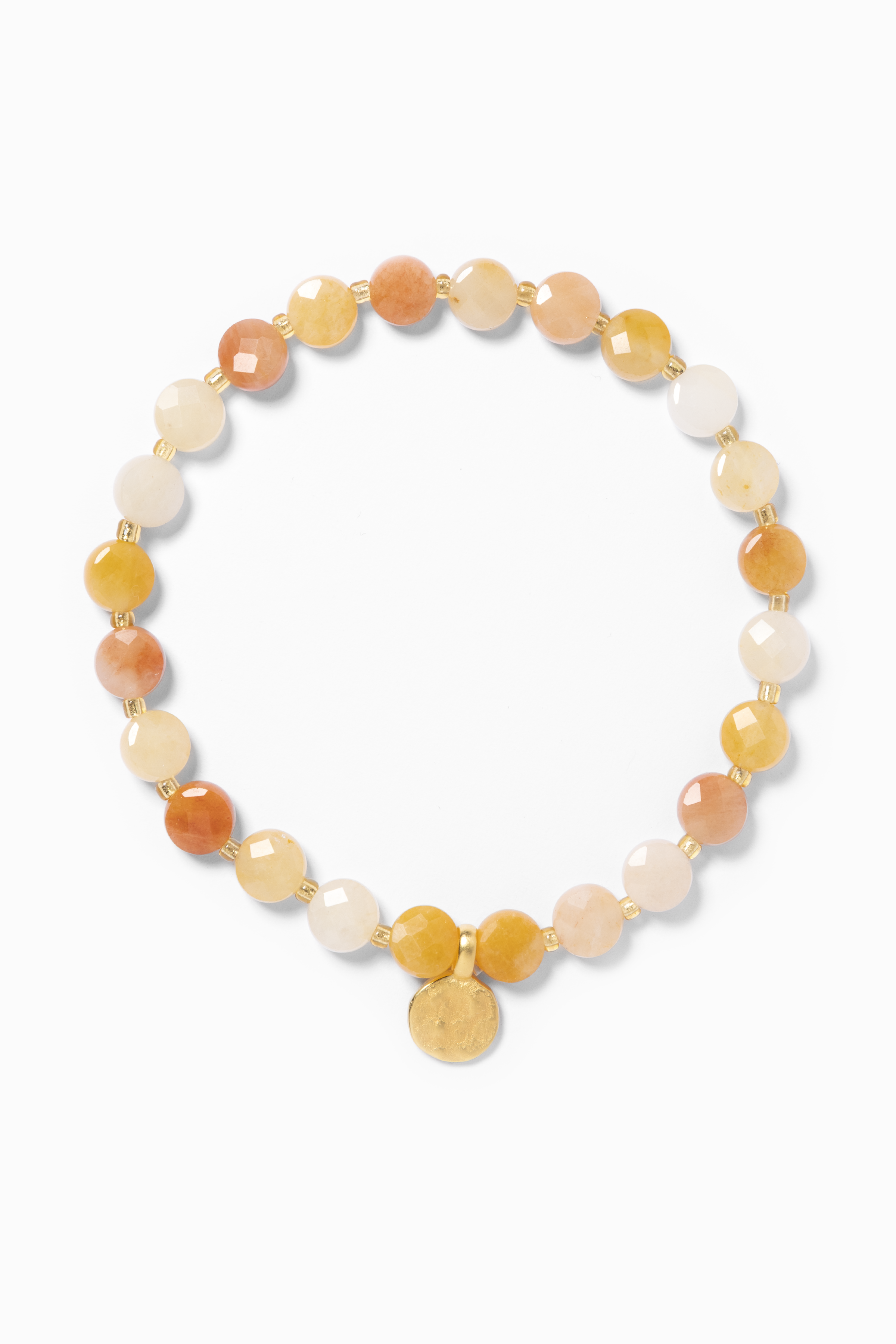 Armband für Glück und Freude aus Golden Silk Jade