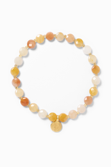 Armband für Glück und Freude aus Golden Silk Jade