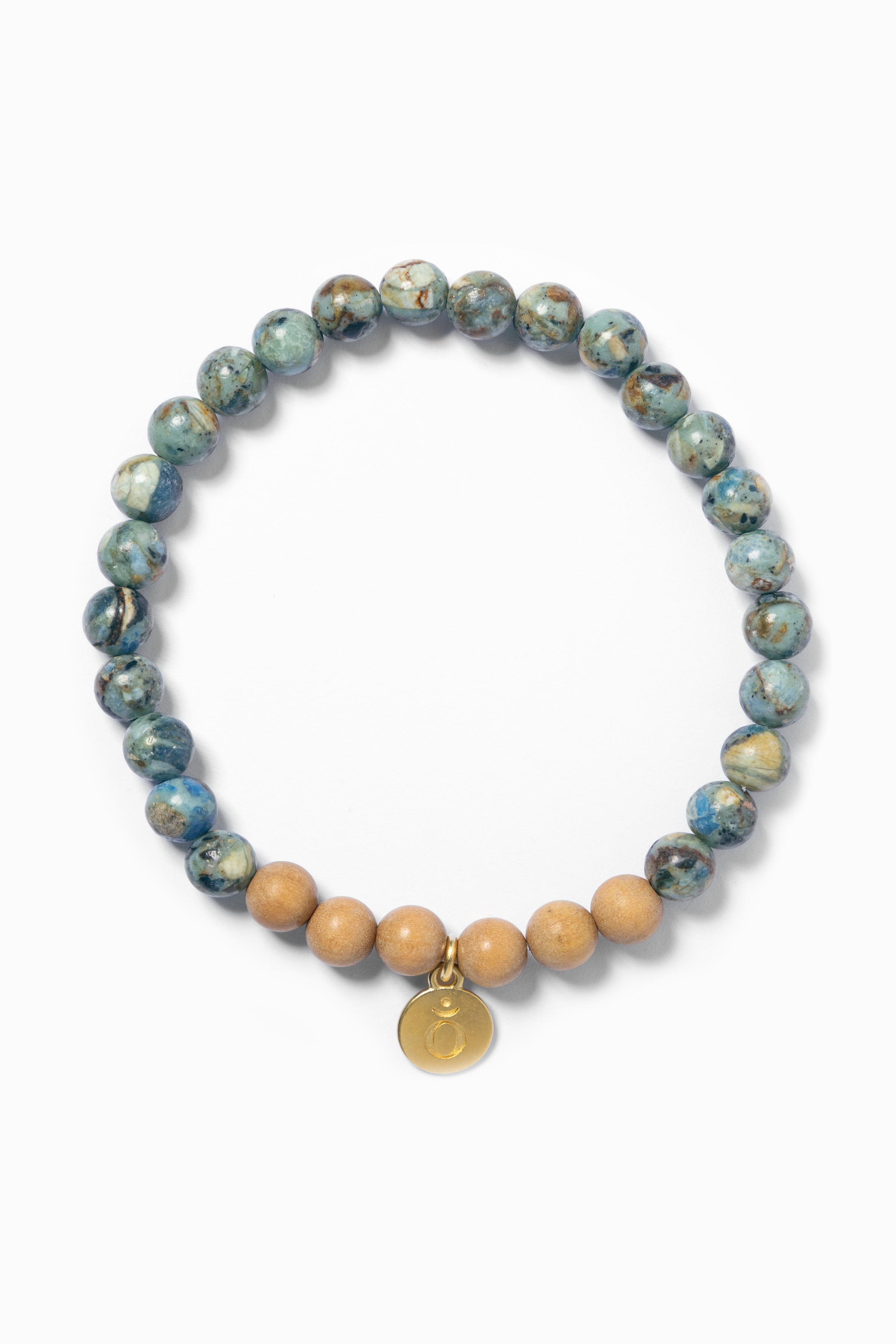 Feel Good Armband aus Variscit blau