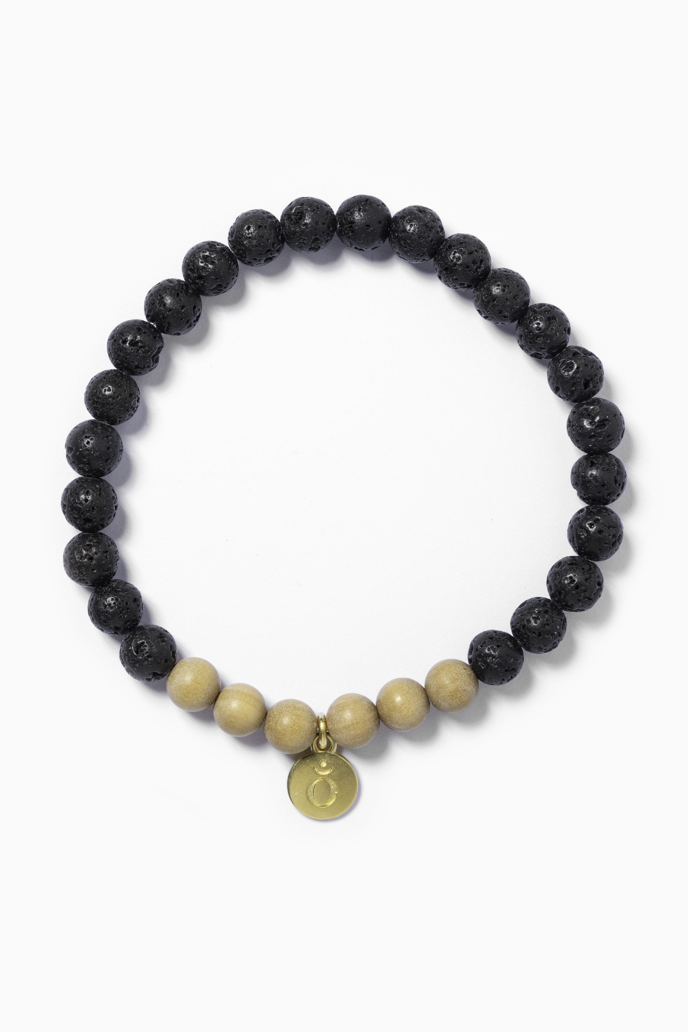 Earth Energy Armband aus Lava als Mänenrschmuck