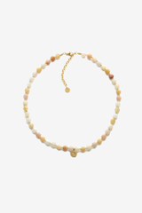 Choker Abundance Golden Silk Jade