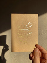 MERRY CHRISTMAS - Karte