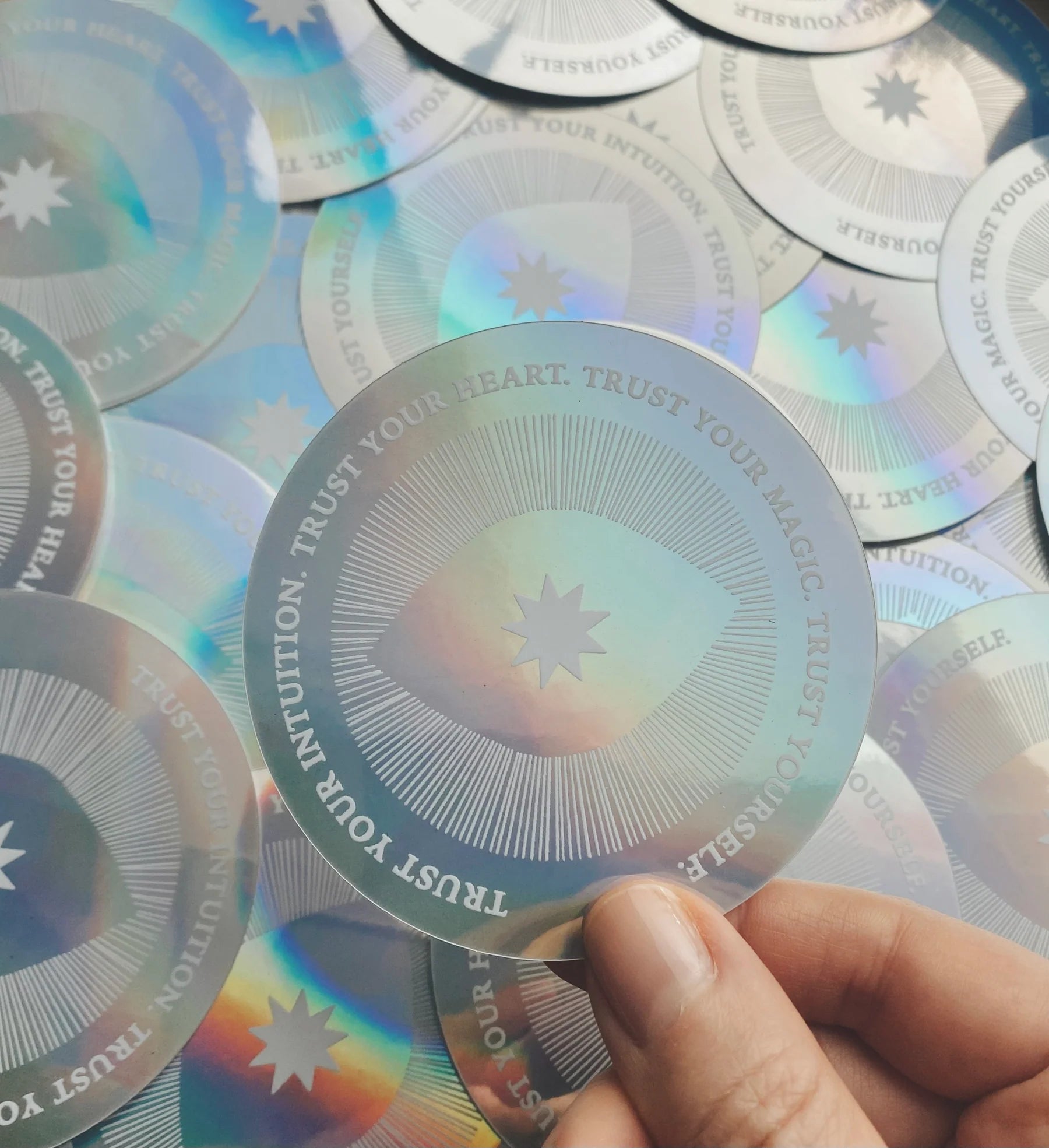 Sticker - TRUST YOUR INTUITION - TRUST YOUR MAGIC – Spirit of Eden